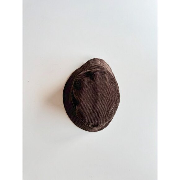 BLUENOTES Dark Brown Cotton Corduroy Bucket Hat, One Size - Picture 5 of 9